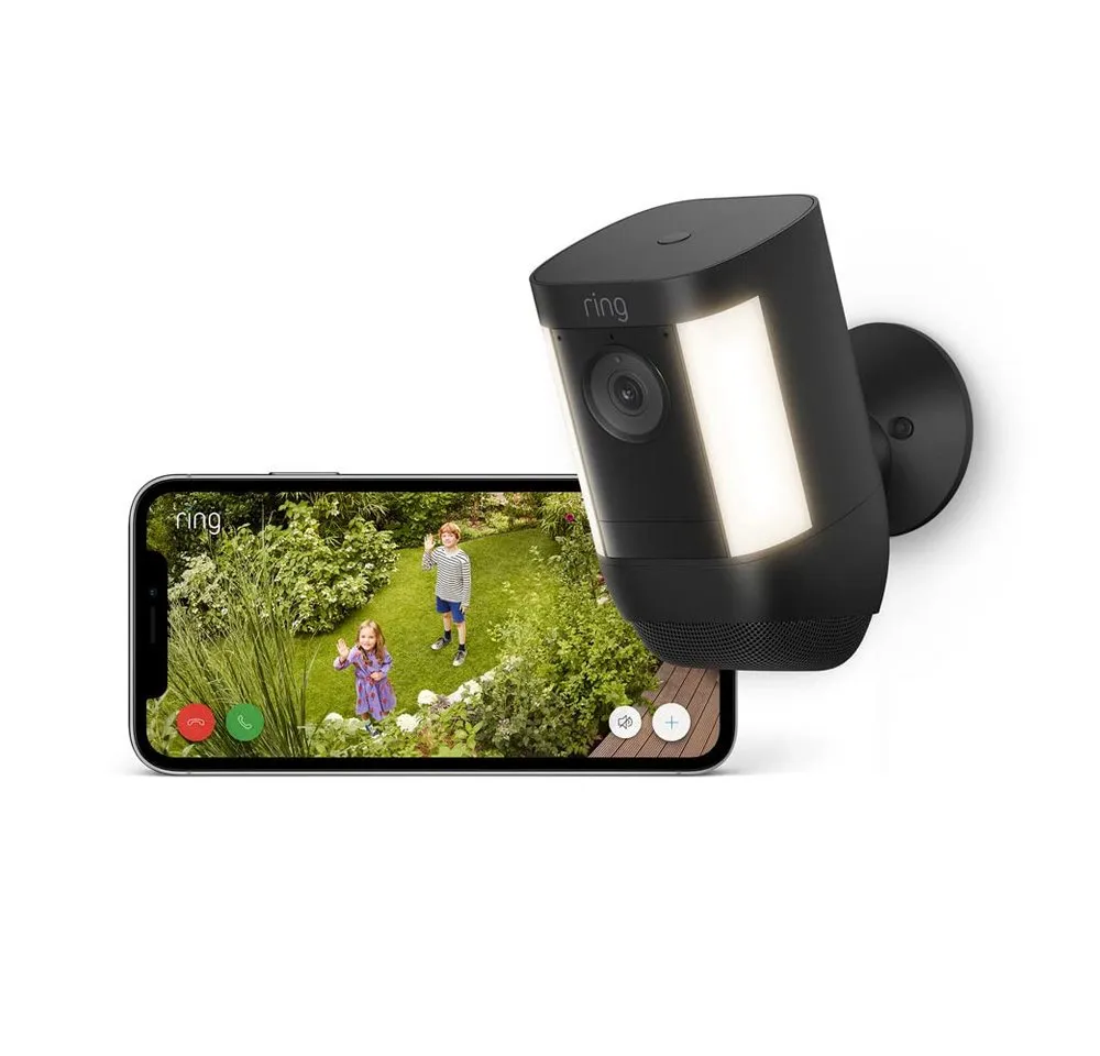 Ring Überwachungskamera Ring Spotlight Cam Pro Battery schwarz