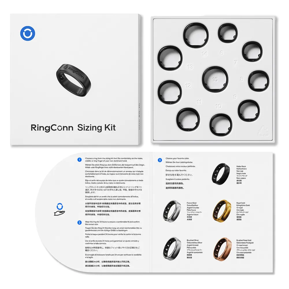 RingConn Sizing Kit - für Ringe der 3. Gen. - Weiß