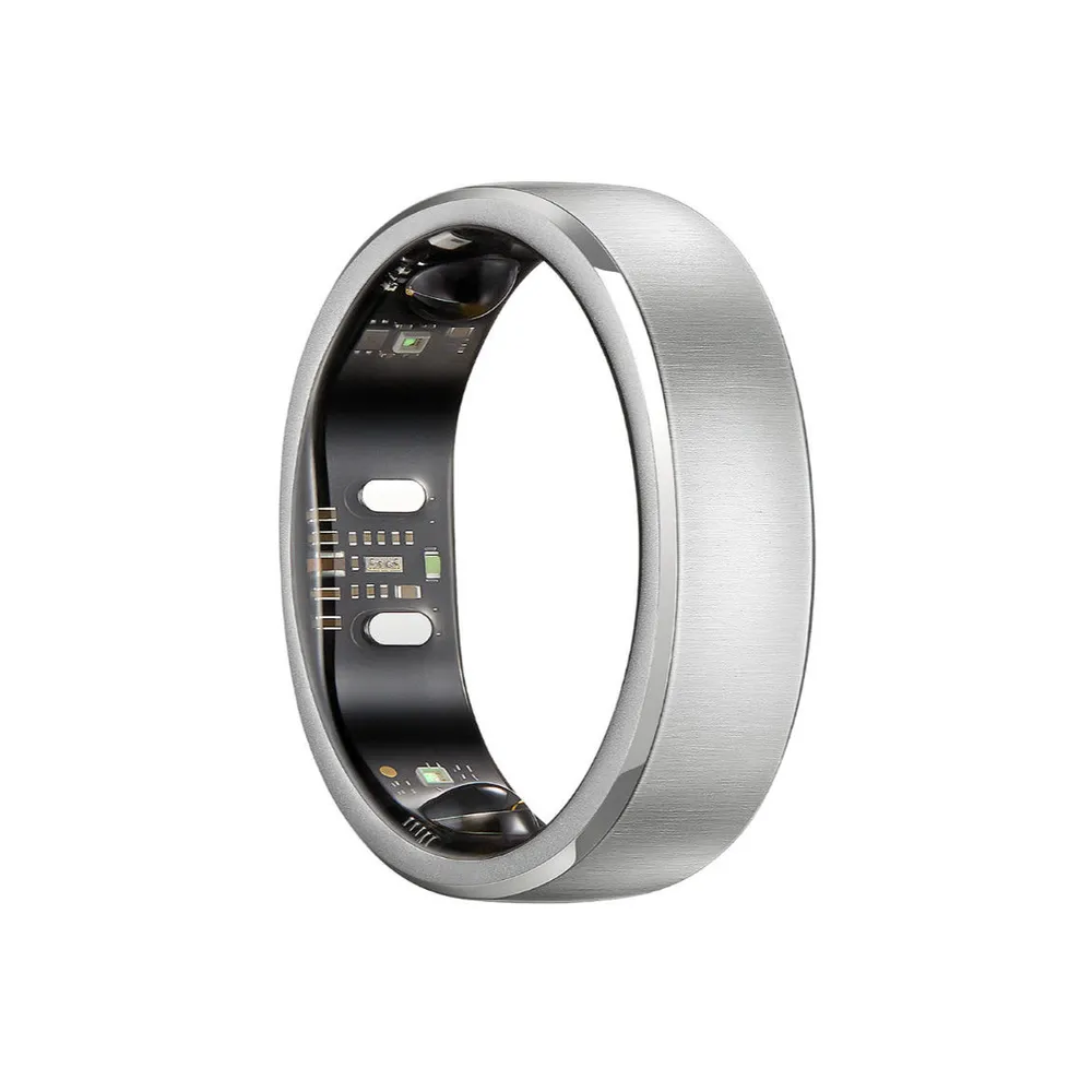 RingConn Smart Ring (3. Gen.) - Brushed Silver - Größe 9