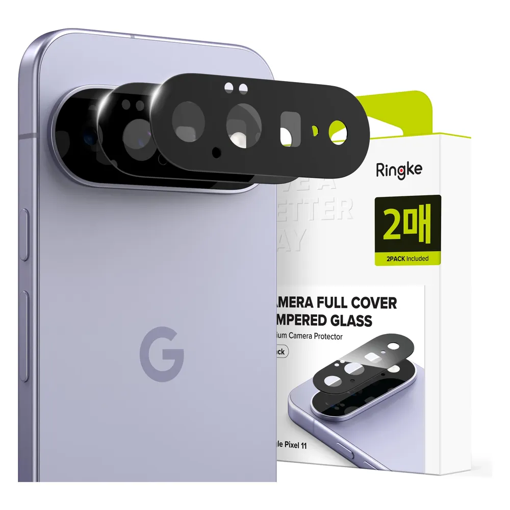 Ringke - Kamera-Vollglas (2er-Pack) - Google Pixel 11 - Schwarz