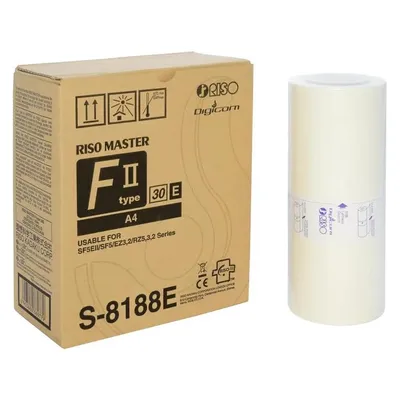 Transparentes Druckfolie Riso S-8188E Weiß A4