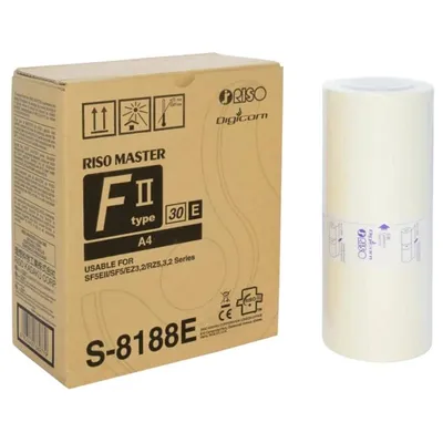 Transparentes Druckfolie Riso S-8188E Weiß A4