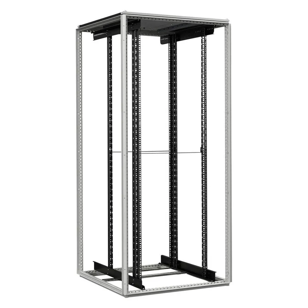 Rittal 1182097 Netzwerkschrank-Schienen (B x H x T) 800 x 2000 x 1200mm 42 HE Grau