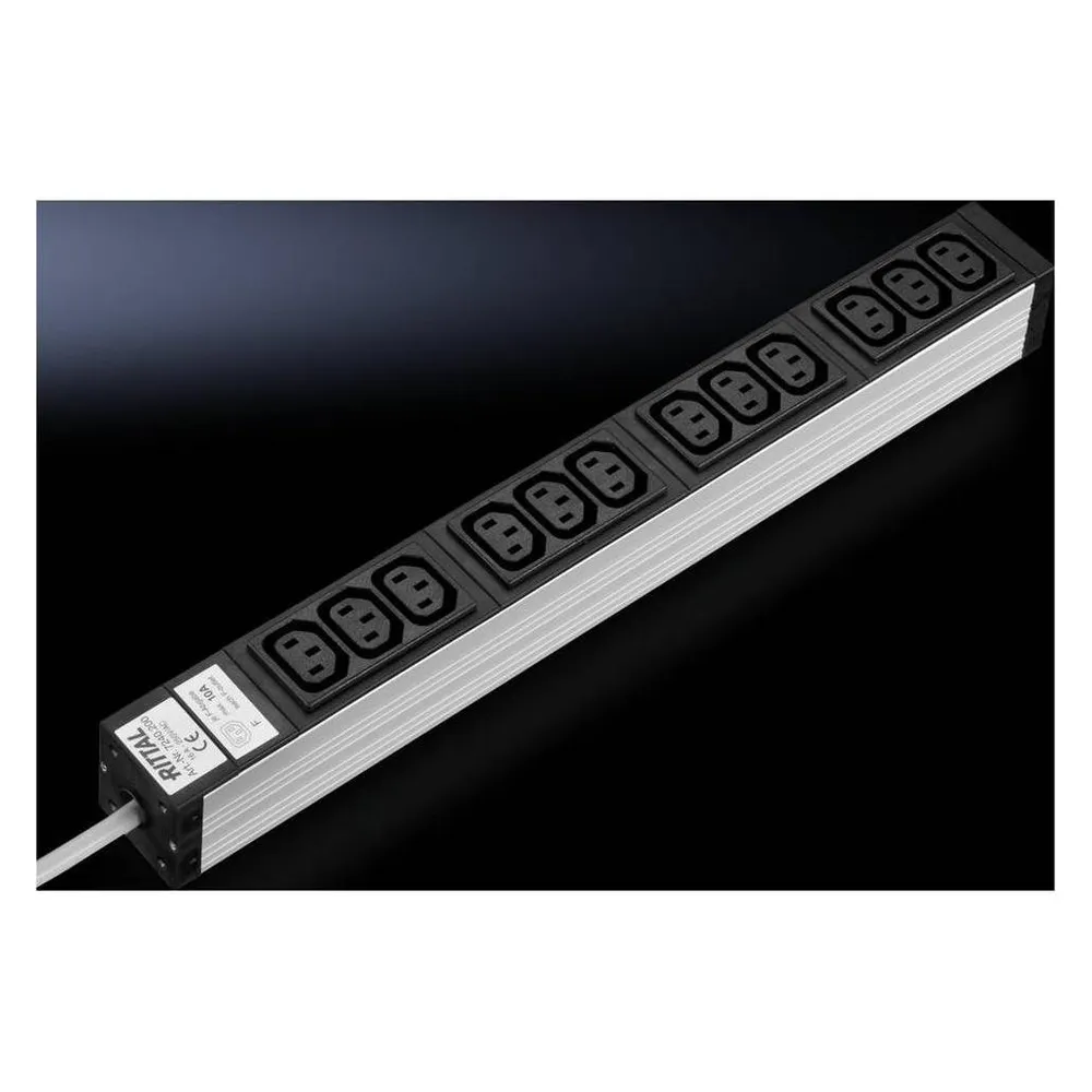 Rittal Socket strips for IEC (12)C13Cord Length () wire