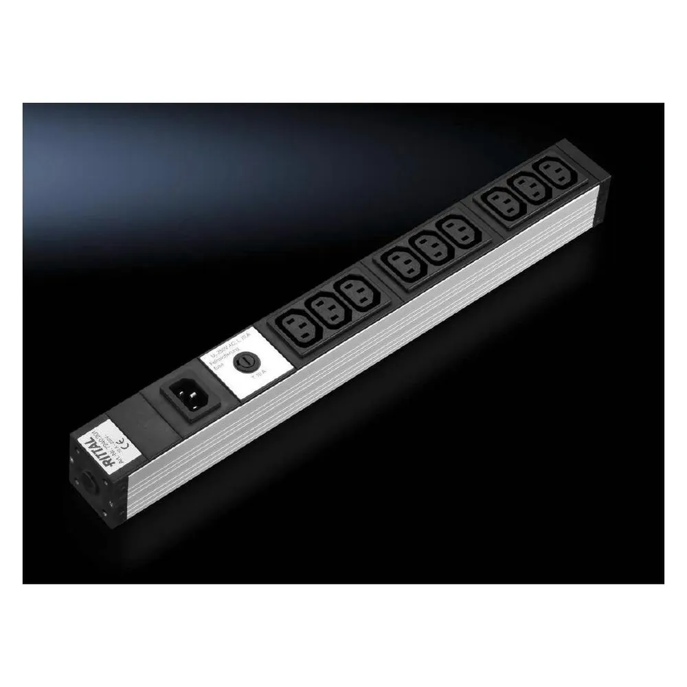 Rittal Socket strips for IEC (9)C13Cord Length () wire