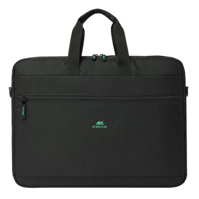 Notebook-Tasche Rivacase Gremio 17.3 Zoll wasserabweisend recyceltes Polyester Schwarz