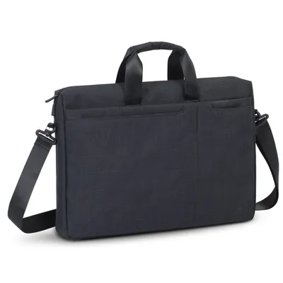Rivacase Biscayne 8355 Laptop-Aktentasche bis 17,3 Zoll, Schwarz