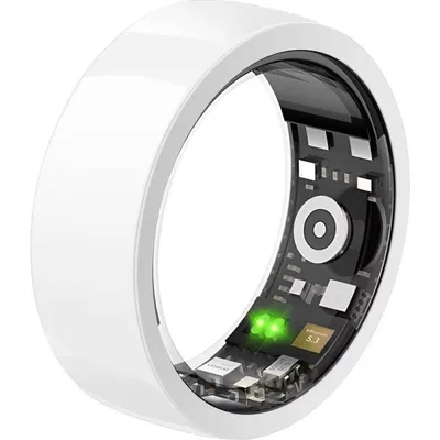 Smart Ring Riversong Trinity SR01 Größe 10 Bluetooth IP68 Akku 3 Tage Weiß