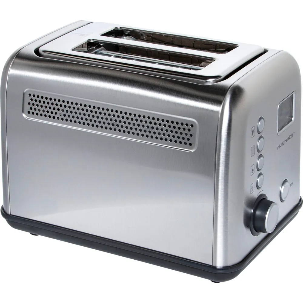 Stainless Steel 2 short slot full autom. Toaster