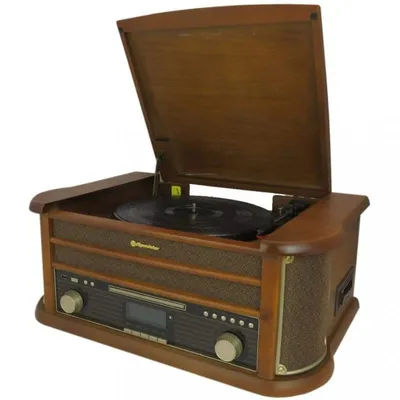 Roadstar HIF-1993D+BT Bluetooth-Plattenspieler 80W