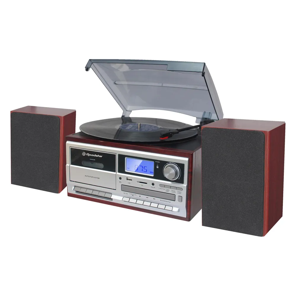 Roadstar HIF-8892 Mini-System Bluetooth Plattenspieler 64W