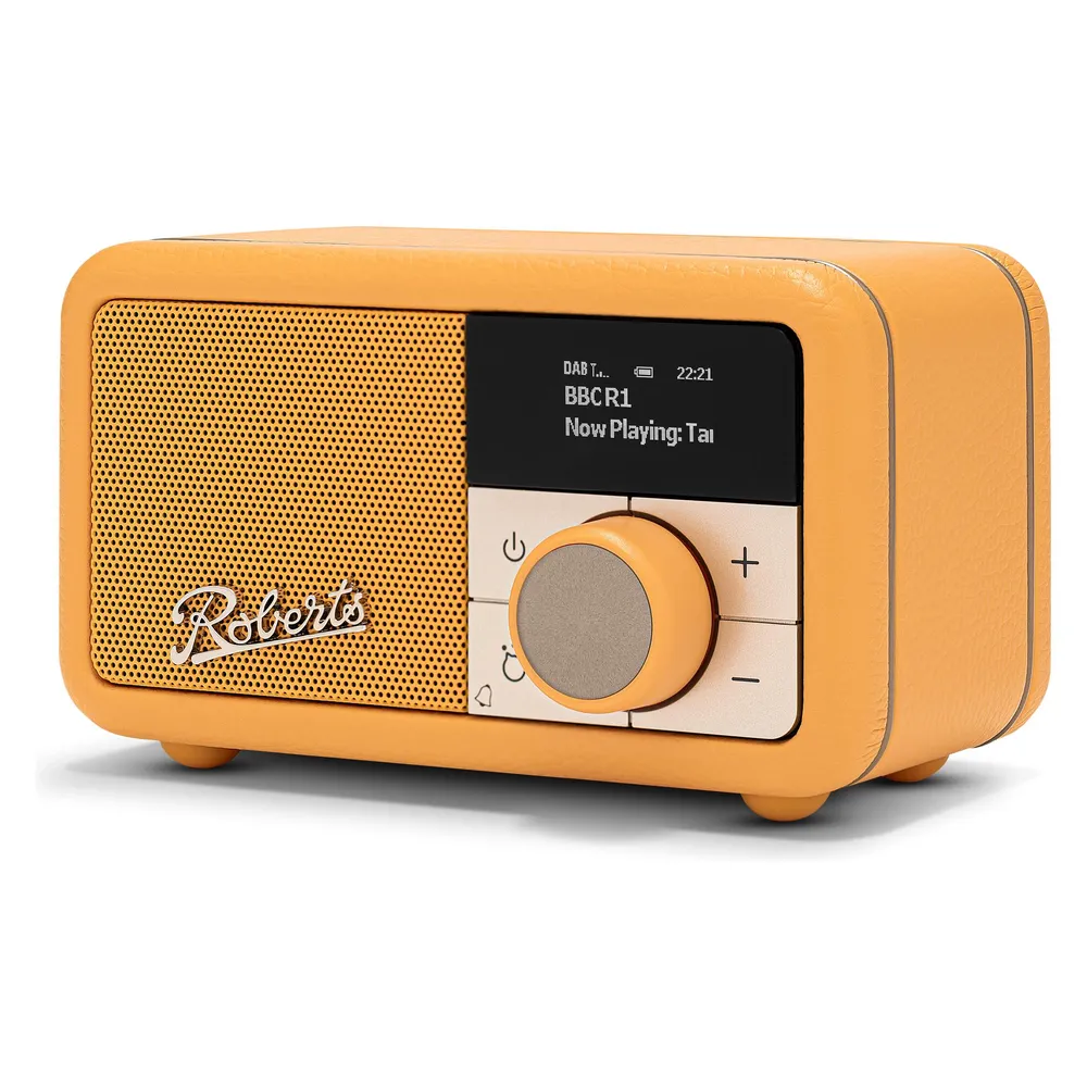 Radio Roberts Revival Petite 2 Gelb Bluetooth DAB/FM Wecker Batterie