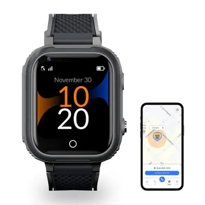 Robin K1 GPS Kinderuhr Anrufe SIM Aktiviert Ohne Soziale Netzwerke Schwarz