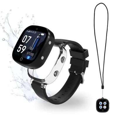 Robin K2 GPS Kinderuhr Anrufe SIM Aktiviert Schwarz Ohne Soziale Netzwerke