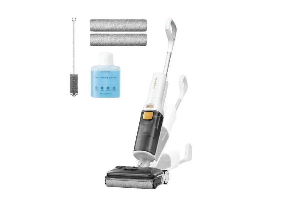 Roborock Nass-Trocken-Akkusauger roborock F25 GT Series, 180°-Flachmodus,Hochtemperatur-Selbstreinigung und Trocknung