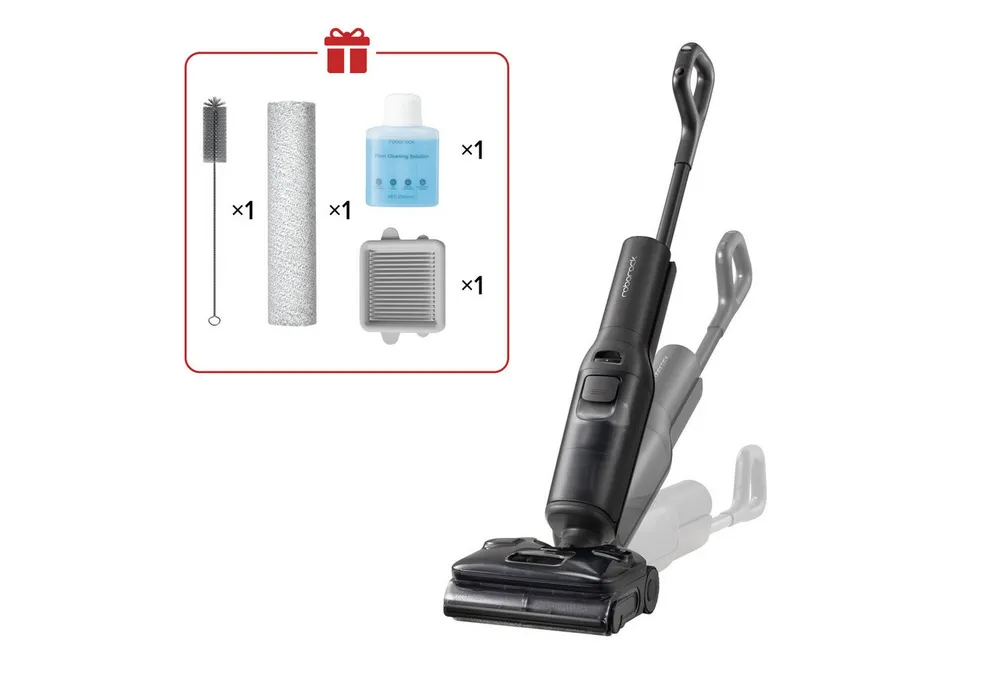 Roborock Nass-Trocken-Sauger F25 Steam Dampfreiniger mit 25.000 Pa Saugleistung, 280 W, beutellos, Steam-Modus, 95 °C Selbstreinigung und 95 °C Trocknung