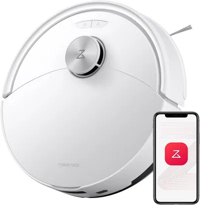 Roborock Saugroboter Q10 S5 Roboter Staubsauger, 10000 Pa HyperForce Saugkraft, Dual Anti-Tangle System, Auto Lifting Mopping, Ideal für Tierhaare, Teppiche, Hartböden