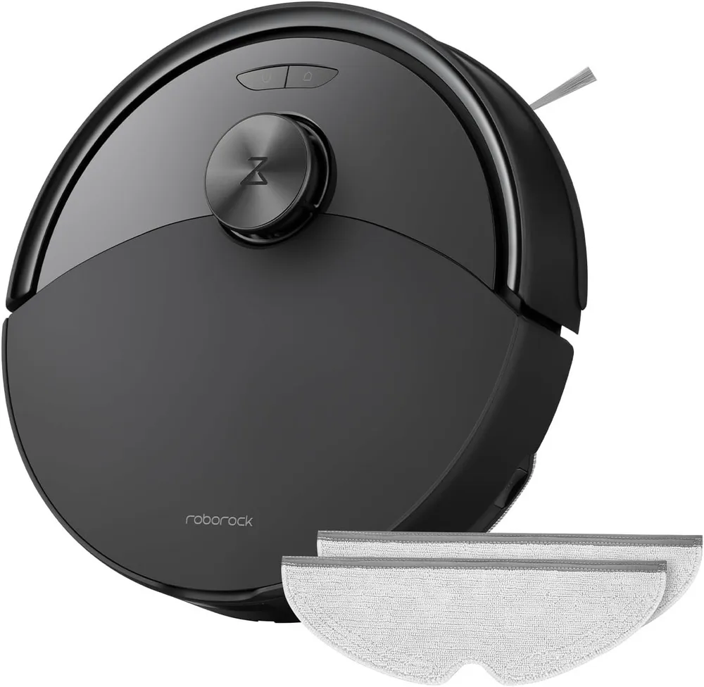 Roborock Saugroboter Q10 S5 Roboter Staubsauger, 10000 Pa HyperForce Saugkraft, Dual Anti-Tangle System, Auto Lifting Mopping, Ideal für Tierhaare, Teppiche, Hartböden