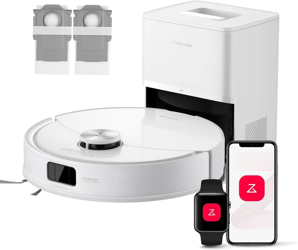 Roborock Saugroboter Q10 S5+ Saugroboter mit Wischfunktion, 10.000 Pa HyperForce Saugkraft, (Upgrade von S8 Plus)Auto Lifting Mopping,Dual Anti-Tangle System