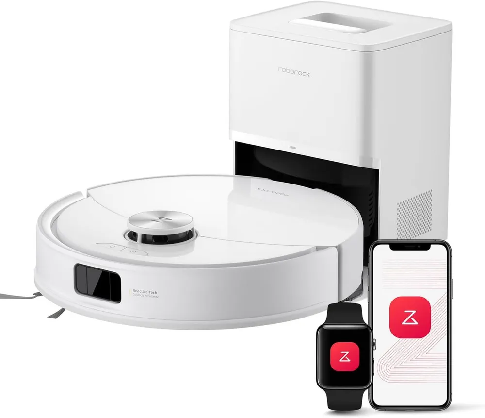 Roborock Saugroboter Q10 S5+ Saugroboter mit Wischfunktion, 10.000 Pa HyperForce Saugkraft, (Upgrade von S8 Plus)Auto Lifting Mopping,Dual Anti-Tangle System