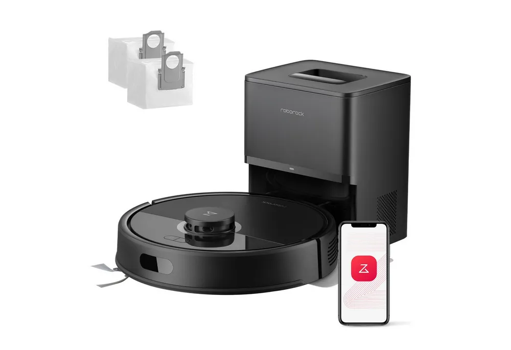 Roborock Saugroboter Q7 L5 Series Saugroboter, Dual Anti-Tangle System, Einstiegsleistung, Perfekt für Haustierbesitzer, 8000 Pa,Dual Anti-Tangle System,Präzise Navigation, App-Steuerung