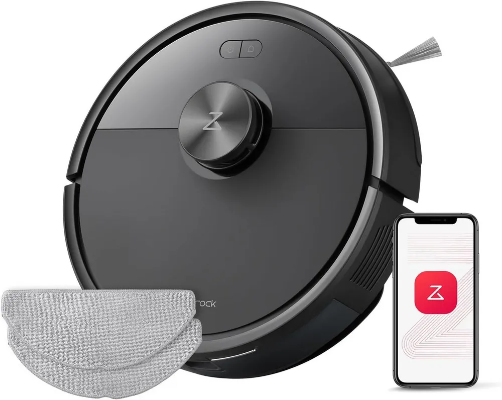 Roborock Saugroboter Q7 M5 (Upgrade von Q5 PRO), 10000Pa, 180Min, Dual Anti-Tangle-System, mit Wischfunktion, LiDAR Navigation, Staubsauger Roboter für Teppich, Tierhaare, APP Steuerung