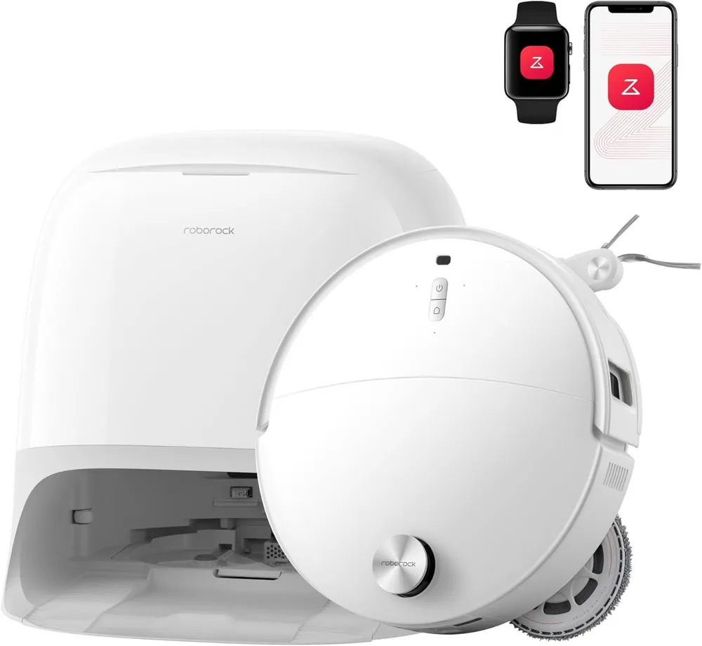 Roborock Saugroboter Qrevo Curv 2 Pro Dual Anti-Tangle-System,100°C Heißwasser-Moppwäsche