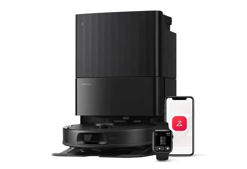 Roborock Saugroboter QV 35A mit Wischfunktion(Upgrade von Qrevo/Qrevo S/Qrevo Plus), Reactive Tech-Hindernisvermeidung, PreciSense-LiDAR-Navigation, 8000Pa, Anti-Verfilzungs-Seitenbürste, Multifunktionales Dock