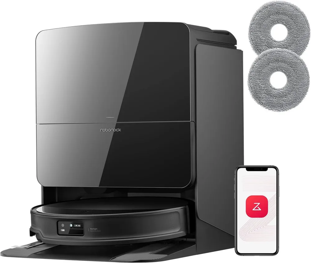 Roborock Saugroboter roborock Saros 10R (Upgrade von S8 MaxV Ultra), Saugroboter mit Wischfunktion&angebbarem Wischmopp, 22.000 Pa Saugkraft,7,98cm Ultra-Slim Design,StarSight System 2.0