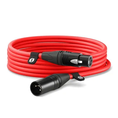 XLR-Kabel Rode Microphones XLR6M-R 6 m rot