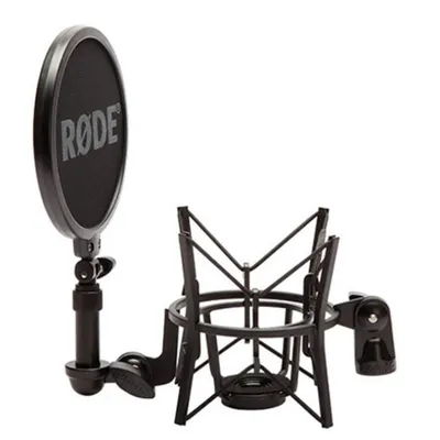 Mikrofon RODE SM6 Stoßdämpfer Schwarz kompatibel mit K2 NTK NT2000 Procaster