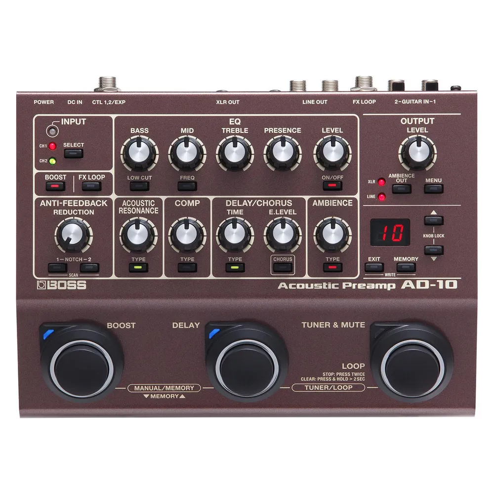 Roland Boss AD-10 Acoustic Preamp