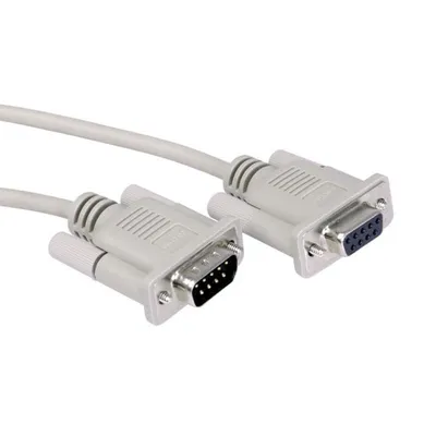 Serielles Kabel ROLINE 11.01.6290 10 m Grau D-Sub Stecker/Buchse