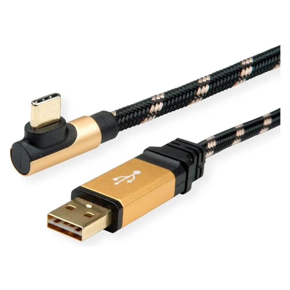 Roline GOLD USB 2.0 Kabel, USB A reversibel, ST (1.80 m, USB 2.0)