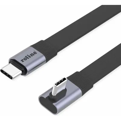 USB-C Kabel Roline USB4 240W 80Gbit/s 0,80m