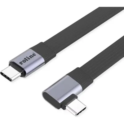 USB-C Kabel Roline USB4-2.0 80 Gbit/s 240 W USB PD 3.1 0,13 m