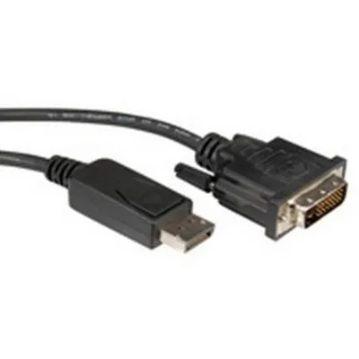 Adapter Videokabel ROLINE 11.04.5610 2m DVI-D DisplayPort Schwarz Plug&Play