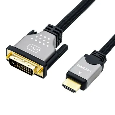 Video-Adapterkabel ROLINE 11.04.5876 HDMI Typ A zu DVI-D 1,5 m Schwarz Silber