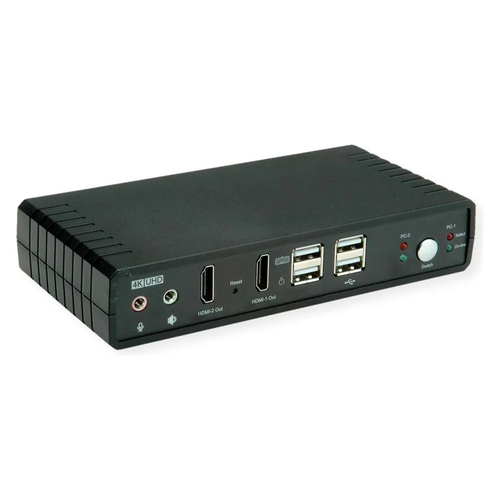 Roline Kvm Switch Dual Head 1u-2pcs