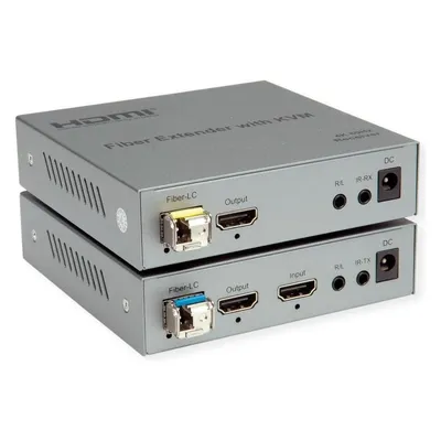 KVM Extender Roline 14.01.3363 4K 60 Hz 20 km Fiber HDMI USB