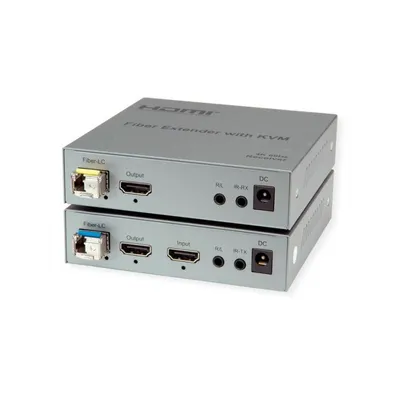 KVM Extender Roline 14.01.3363 4K 60 Hz 20 km Fiber HDMI USB