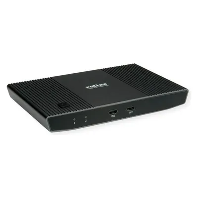 KVM Switch Roline 14.01.3427 4K Ultra HD USB PD 100W