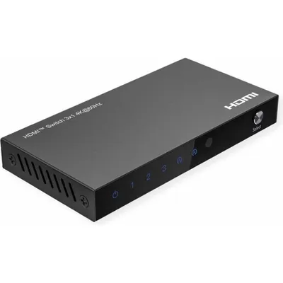 HDMI Switch Roline 3x1 4K60 mit Fernbedienung und USB