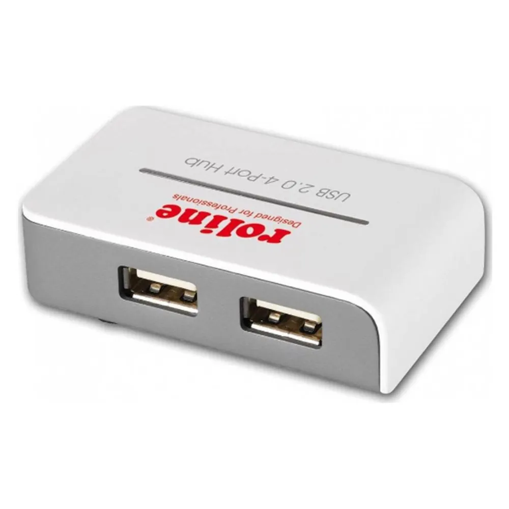 Hub Roline 4 Ports USB 2.0 mit Stromversorgung 0