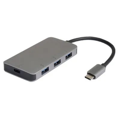 Hub Roline 4 Ports 5000 Mbit/s Modell 14.02.5038 Aluminium Silber