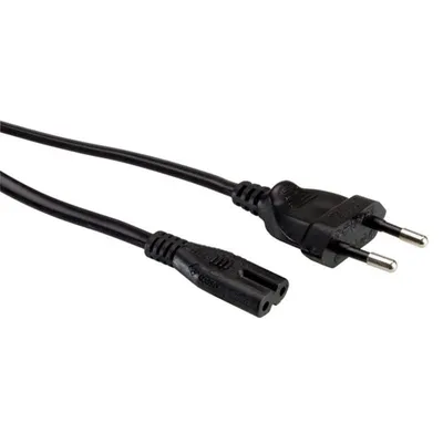 Netzkabel ROLINE 1.8m IEC320 C7 Schwarz CEE7/16 auf C7 Kupplung 250 V 2.5 A
