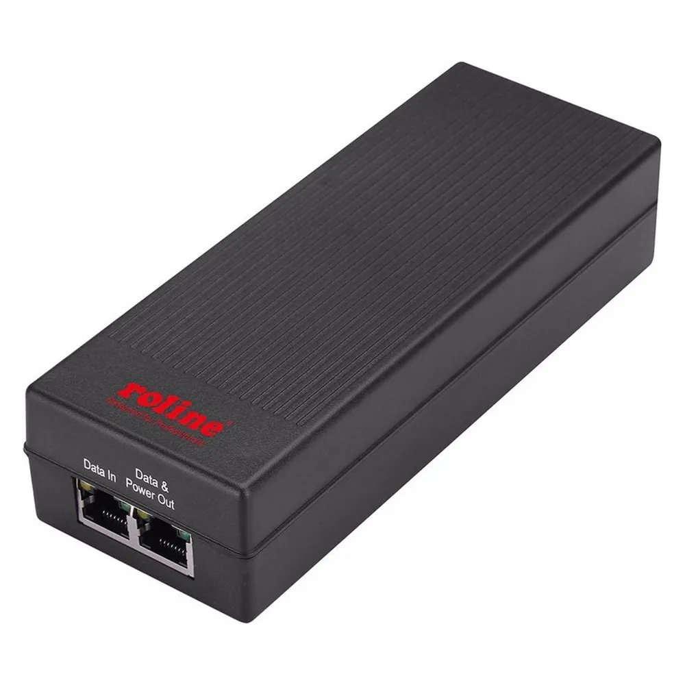 Roline Gigabit Ethernet PoE Injektor (802.3af