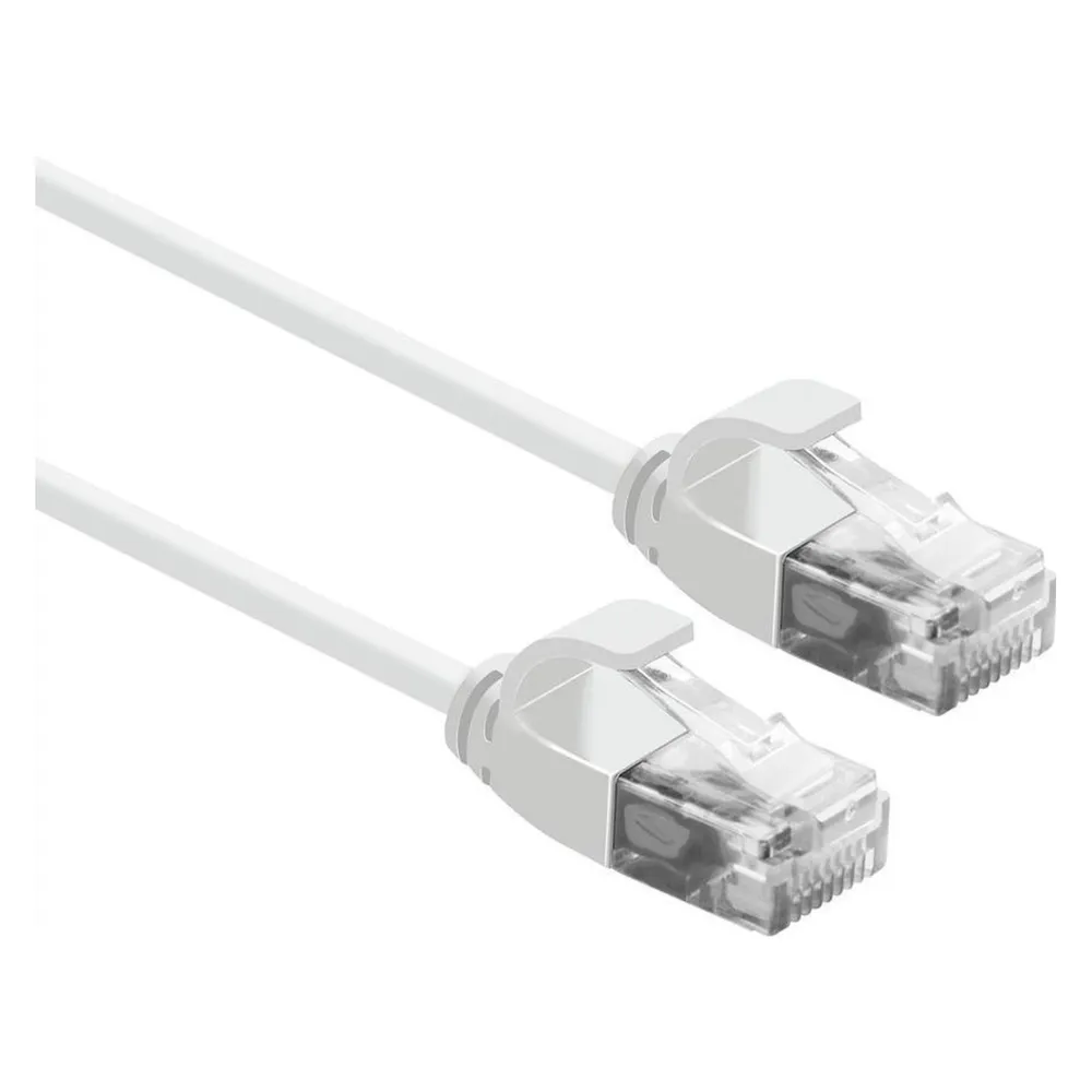 Roline UTP DataCenter Patchkabel Kat.6A, LSOH, slim, weiss, 3.0 m