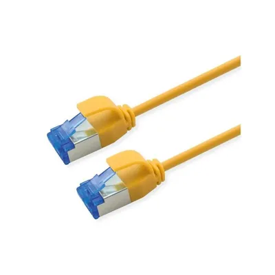 Kabel Roline 21.15.4320 Cat6a S/FTP 0,5 m gelb RJ-45 Gold