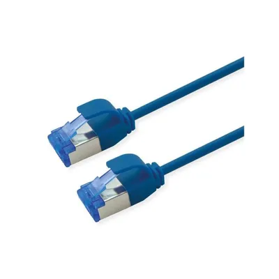 Kabel Roline 21.15.4344 Cat6a S/FTP 1,5 m Blau RJ-45 Gold